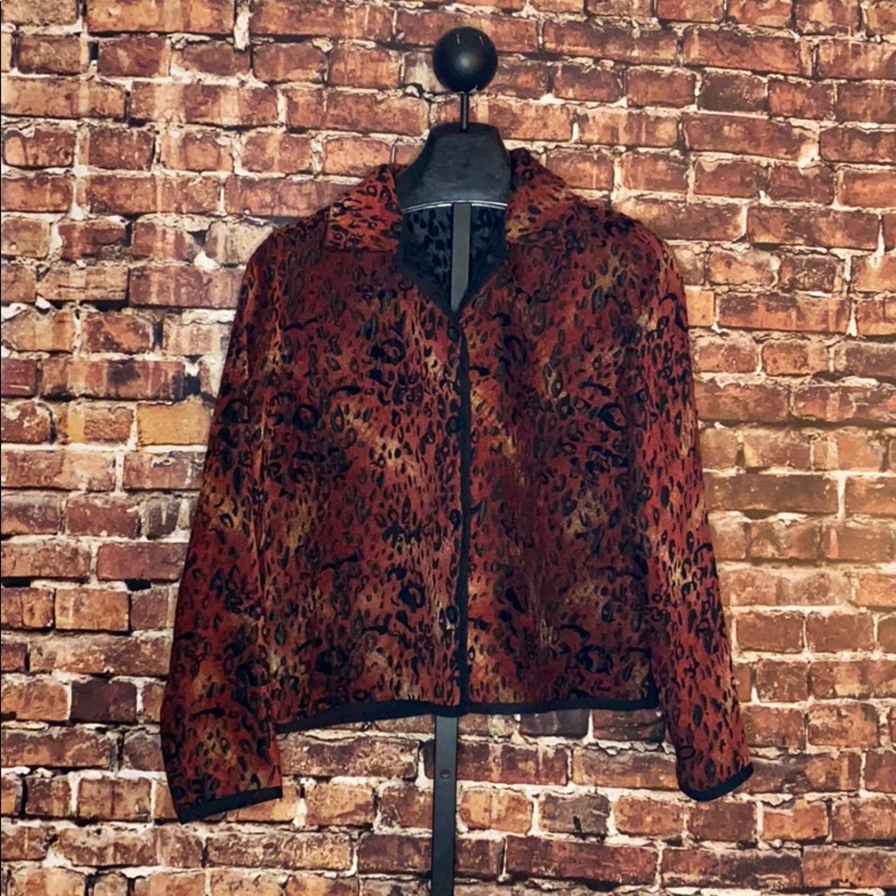 Red And Black Reversible Jacket - image 1